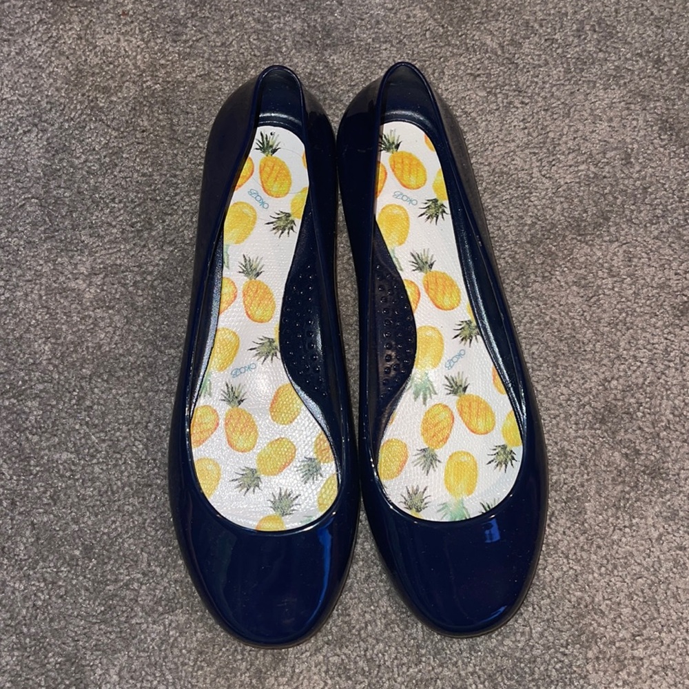 Navy Blue Oka B Taylor Flats
